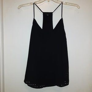 Banana Republic Sleeveless Racerback Tank Top - Black - Women's Size Medium
